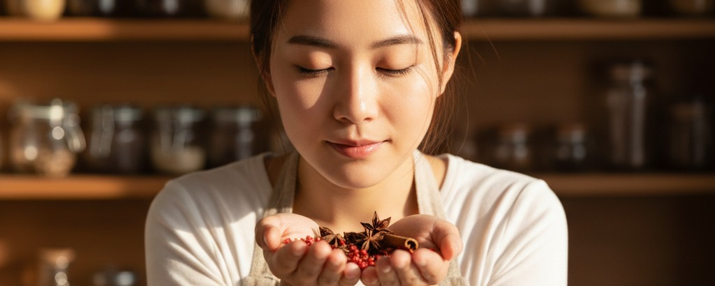 561 麻辣批發｜職人美女陶醉聞香，嚴選產地直送頂級辛香料。